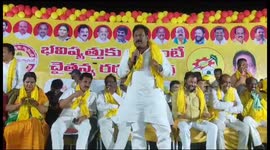 10 party leaders injured as stage collapses during a public event of India political party in Eluru