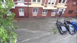 Germany: Storm Hits Northern Hesse With High Winds, Hail Causing Severe Flooding 13