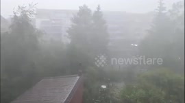 Germany: Storm Hits Northern Hesse With High Winds, Hail Causing Severe Flooding 12