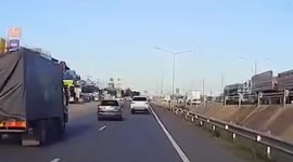 Fourteen schoolchildren injured in horror motorway crash when Porsche hits their bus