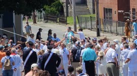 Saint Peter's Fiesta Parade in Gloucester Massachusetts
