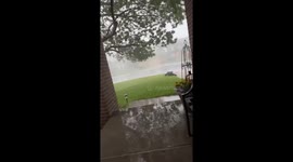Door-to-Door Salesman Takes Cover as Tornado Hits Colorado Neighborhood
