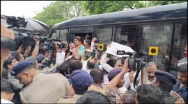 Bharatiya Janata Party Protest against Congress Goverment in Bengaluru, India