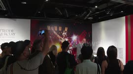 British singer's private collection unveiled in Hong Kong
