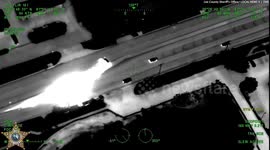 Driver arrested after doing burnout, hitting pedestrian and flipping his car while trying to evade police