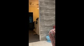 Boy starts puking after mom pulls the VIRAL 'poop prank' on him