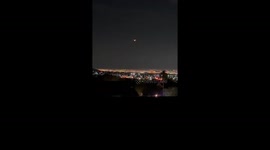 Enigmatic glitter: mysterious shiny object spotted hovering above Las Vegas