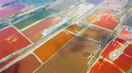 Colorful Salt Lake of Yuncheng: Dead Sea of China