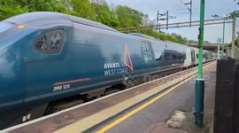 RMT union Strikes to Affect Avanti Fast Travel Trains in Slow Motion on Tracks
