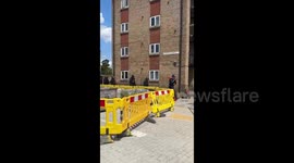 Unprecedented show of force: massive deployment of 50+ police officers converges on Whitechapel to apprehend a singular suspect