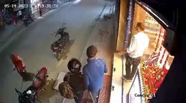 Roof Falls On The Street