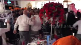 Sikh wedding reception brawl