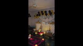 This Video is About a Birthday Celebrations. Birthday Decoration For Husbend. It looks Very Nice and Beautiful.