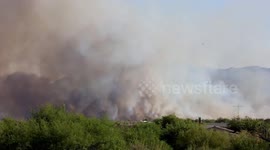US: Evacuations Ordered As Diamond Fire Rages In Scottsdale, AZ
