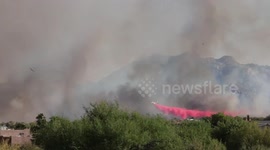 Diamond Fire rages Scottsdale, Arizona, US