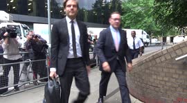 Actor Kevin Spacey arrives at London Court to stand trial on sexual assault charges
