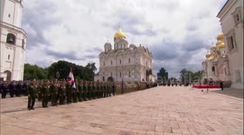 Putin praises military, security officers for defending constitutional order, preventing civil war