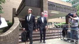 Actor Kevin Spacey leaves London court after first day of trial over sexual offence allegations