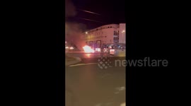 Driving through Paris chaos following teen killing