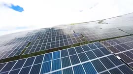 Exploring world's largest solar-hydro power station with FPV drone