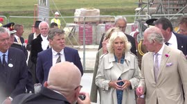 King Charles and Camilla Visit the King's housing project in Dorset and dedicate a garden to Prince Philip