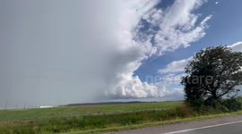 Chasing the elements: spectacular double rainbow enchants Ontario's skies
