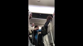 Pink-velvet-clad passenger shouts slurs on flight in Canada