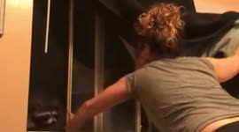 Woman gets badly bitten by raccoon that got into house