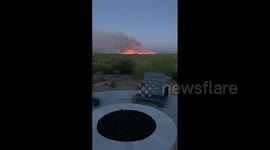 US: Evacuations Ordered As Diamond Fire Rages In Scottsdale, AZ 7