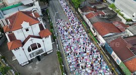 Indonesian Muslims Celebrate Eid Al-Adha