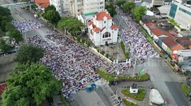 Indonesian Muslims Celebrate Eid Al-Adha