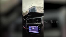 Awesome compilation shows freak weather tornado battering homes in the Philippines