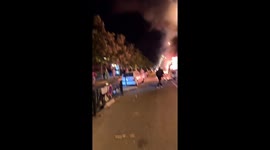 Début de soirée avenue Pablo Picasso à nanterre le 28.06 a 00:24.