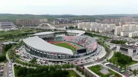 Football enthusiasm in NE China border city