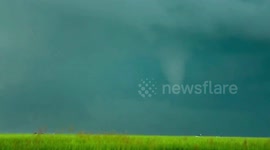 Timelapse of Tornado Storm in Chugwater, WY, USA