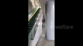 Japan: Water Leaks From Ceiling At Shin-Osaka Station 2