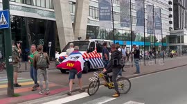 Farmers Came Out To Protest Due to The Failure of Negotiations With The Authorities in The Hague, Netherlands