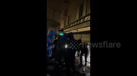 French rioters loot from stores in Colombes, Paris