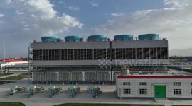 Mega green hydrogen project put into operation in Xinjiang, China