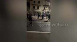 Shocking footage shows clashes in Paris suburb of Colombes, looting