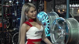 Motor show models finally go maskless at car event in Bangkok, Thailand