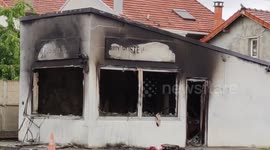 Riot across France after the death of a young driver Nahel shot dead by the Police in Nanterre. Here the DARTY store looted. Town of Bondy. (Video 1july2023)