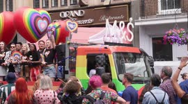Euphoric festivities enliven London streets as parade vehicles grace the 2023 London Pride Parade