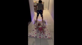 Brother Takes Sister For A Ride