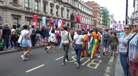 London celebrates Pride 2023 - 'Never March Alone' on Piccadilly