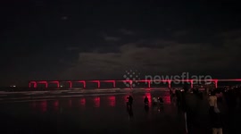 New Zealand's Christchurch stages fireworks