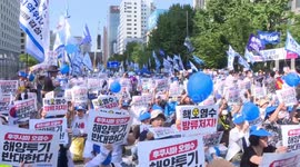 South Korea's opposition party holds rally to oppose Japan's nuclear-contaminated water discharge plan