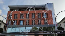 Town hall in southern Paris suburb protects itself with barbed wire