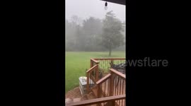 US: Severe Storms Move Through Central North Carolina, Bringing Heavy Rains, Hail