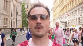 Asking people at Pride 2023 what pride means to them.